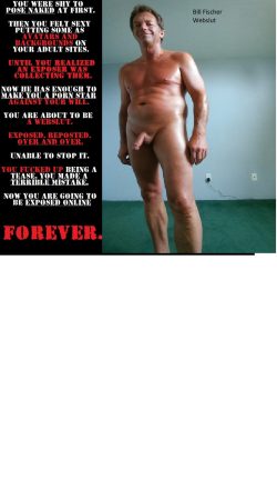 Bill Fischer homosexual f*ggot