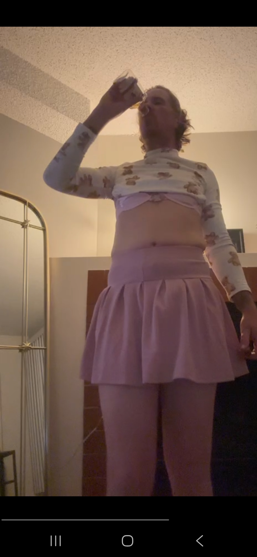 I have a camel toe where my cock should be. :) :(