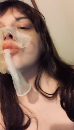 Used condom cumsl*t sissy Kaitycumcake