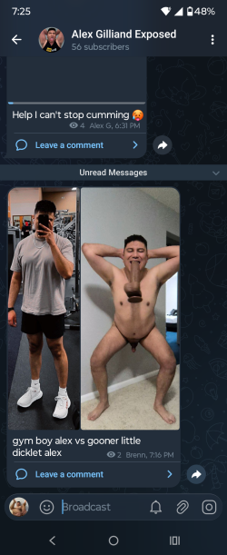 Gym boy Alex VS f*g Alex