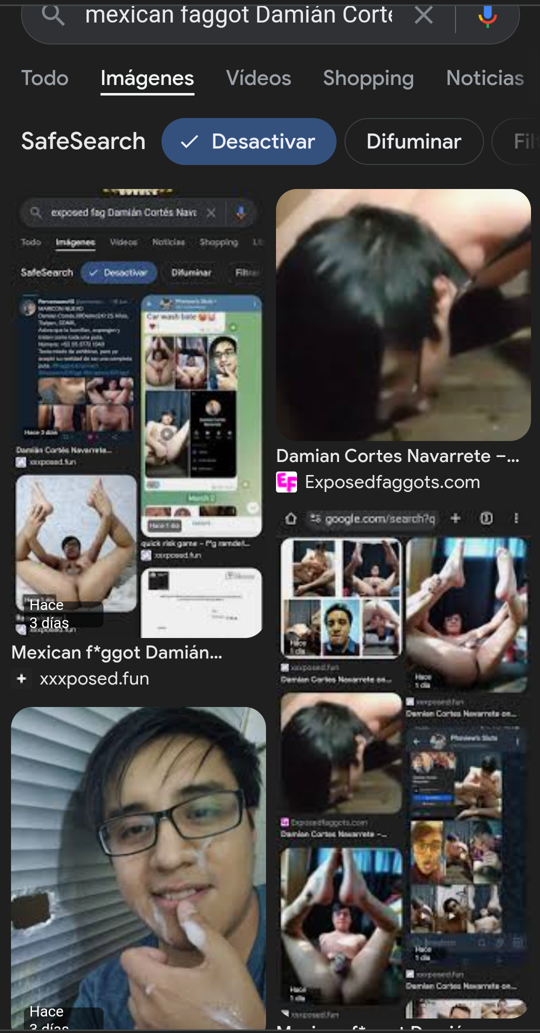 Google exposed ruined mexican f*g