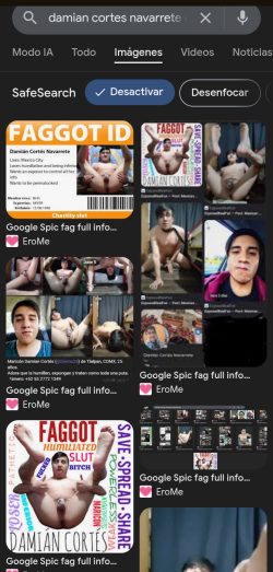 PEA Mexican google exposed f*g puta for BM