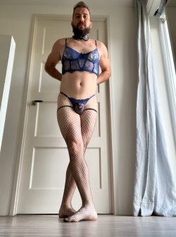 Posing sissy sl*t