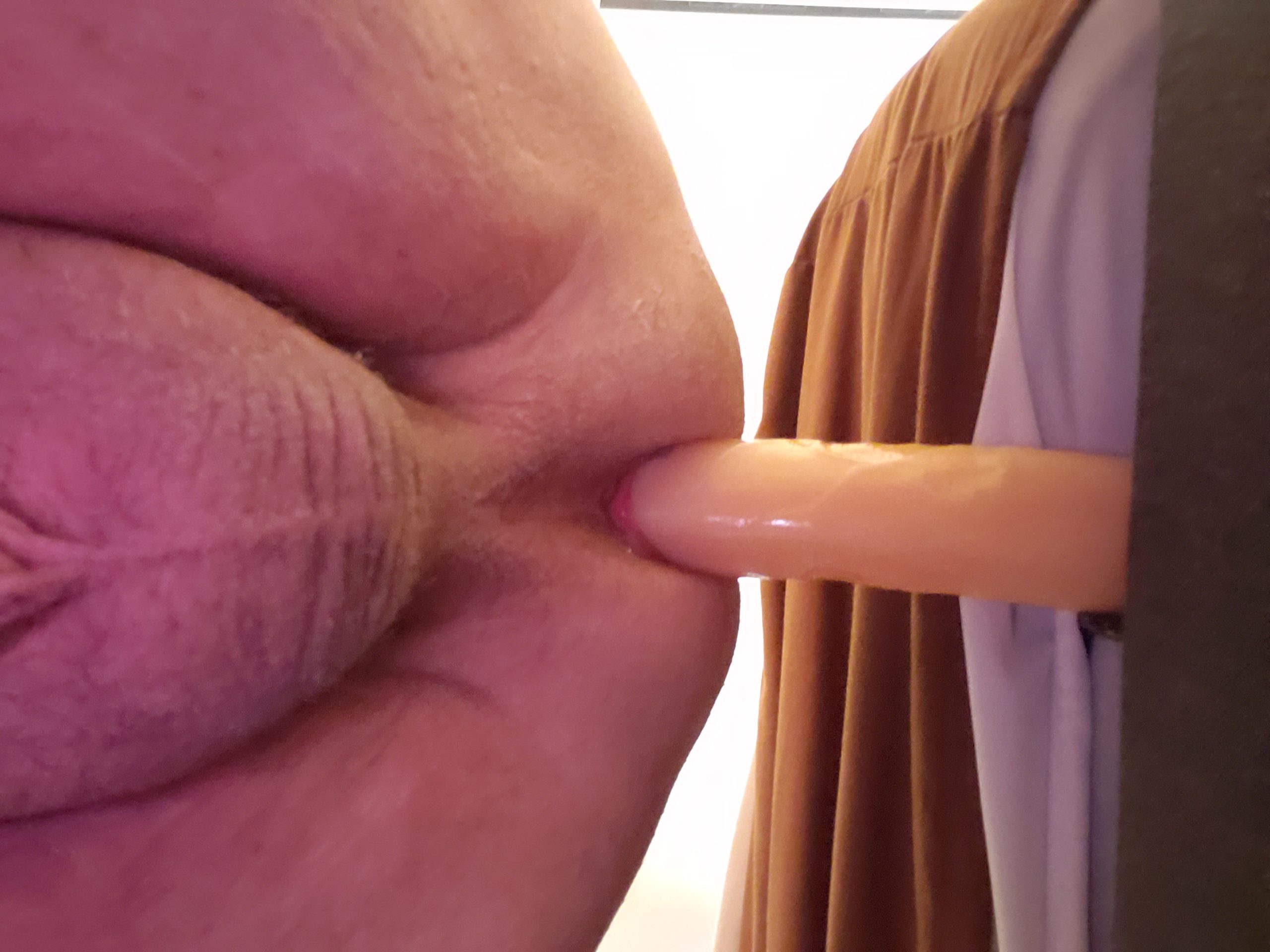 Fucking My sl*t f*ggot Ass With My Toy