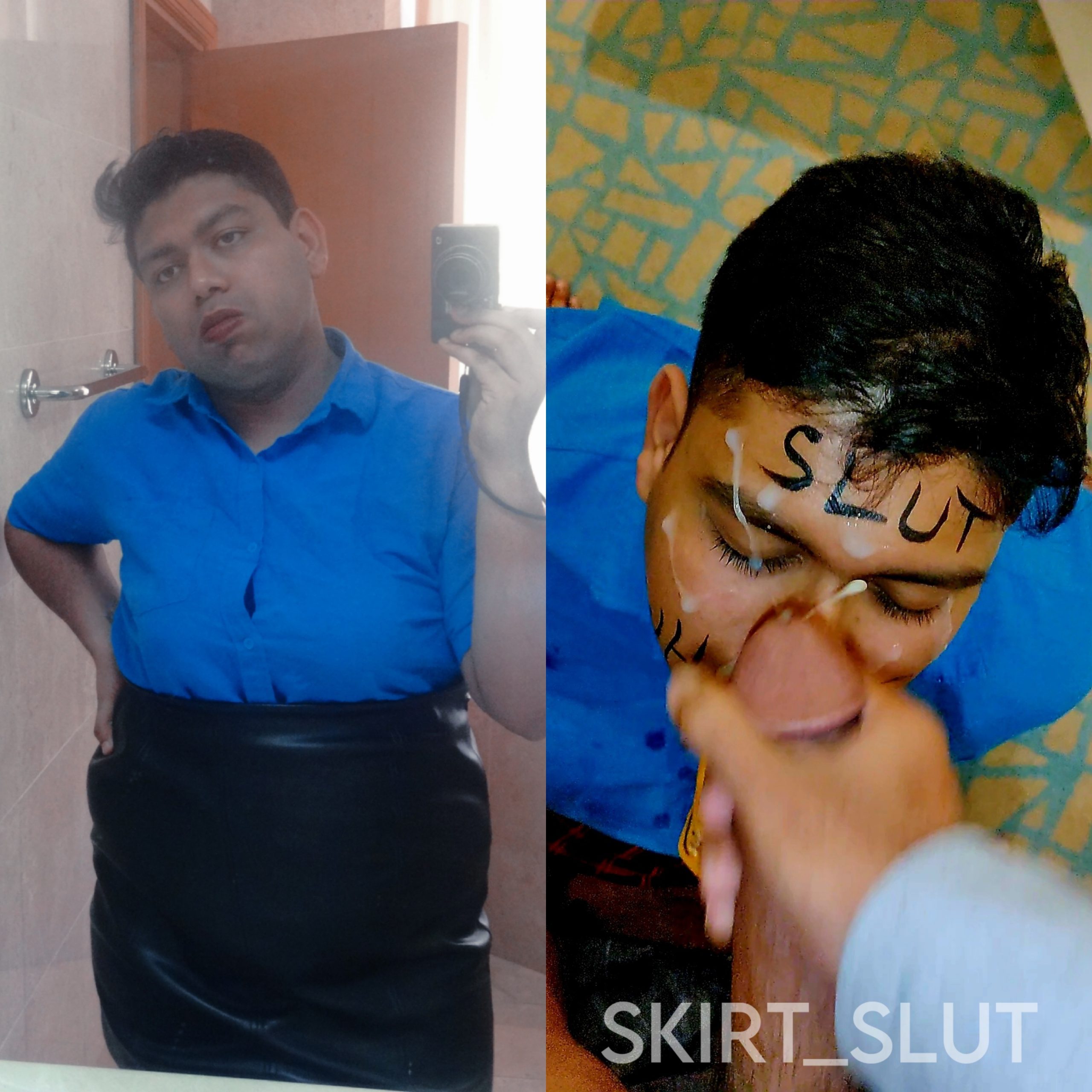 Indian sissy Sana @SKIRT_sl*t