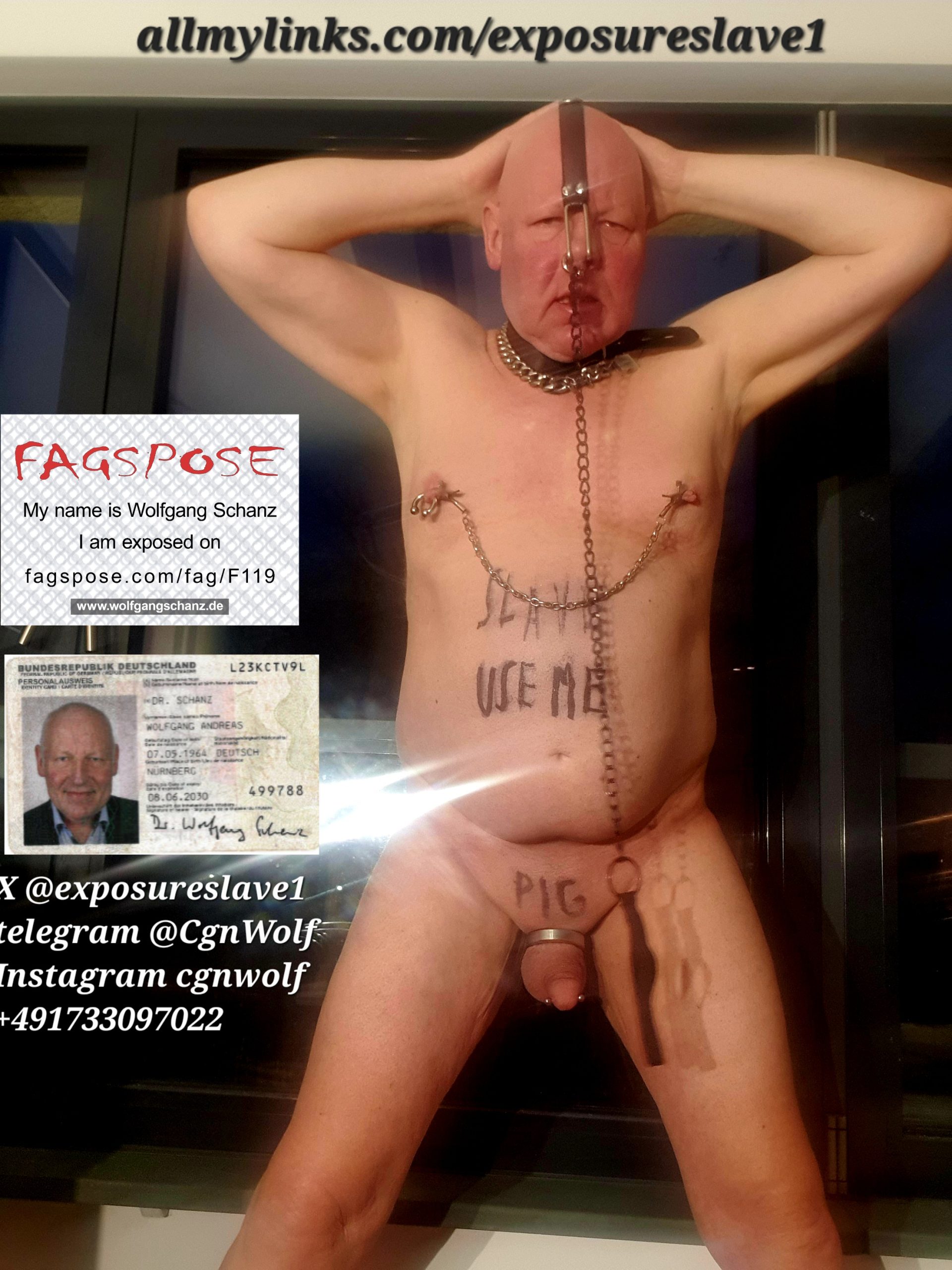 Wolfgang Schanz naked – Wolfgang Schanz admits to be a shameless f*ggot without dignity