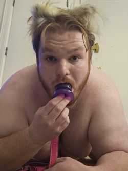 ~ Pup likes to suck cock