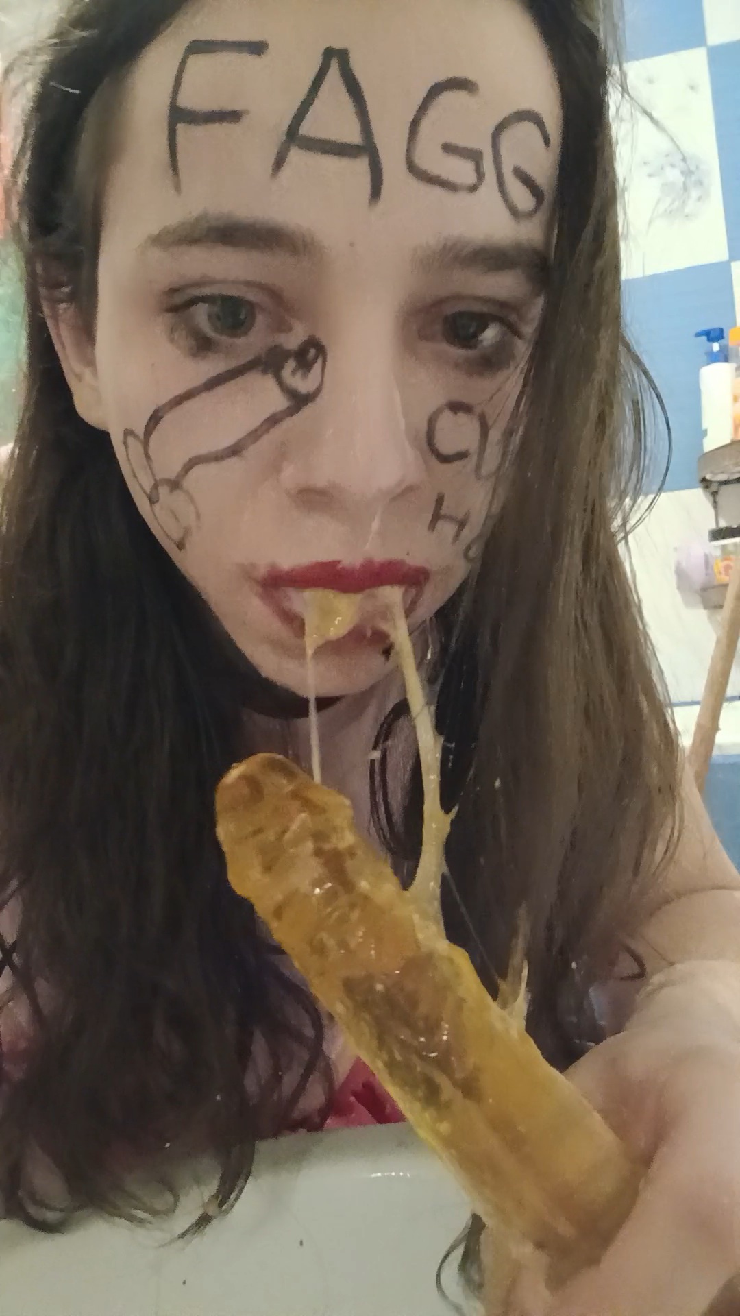 Exposed dirty f*ggot