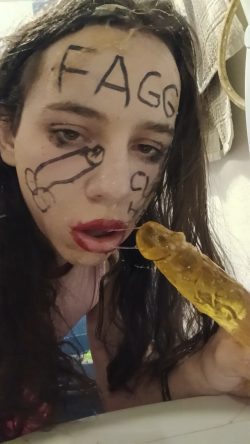 Exposed dirty f*ggot