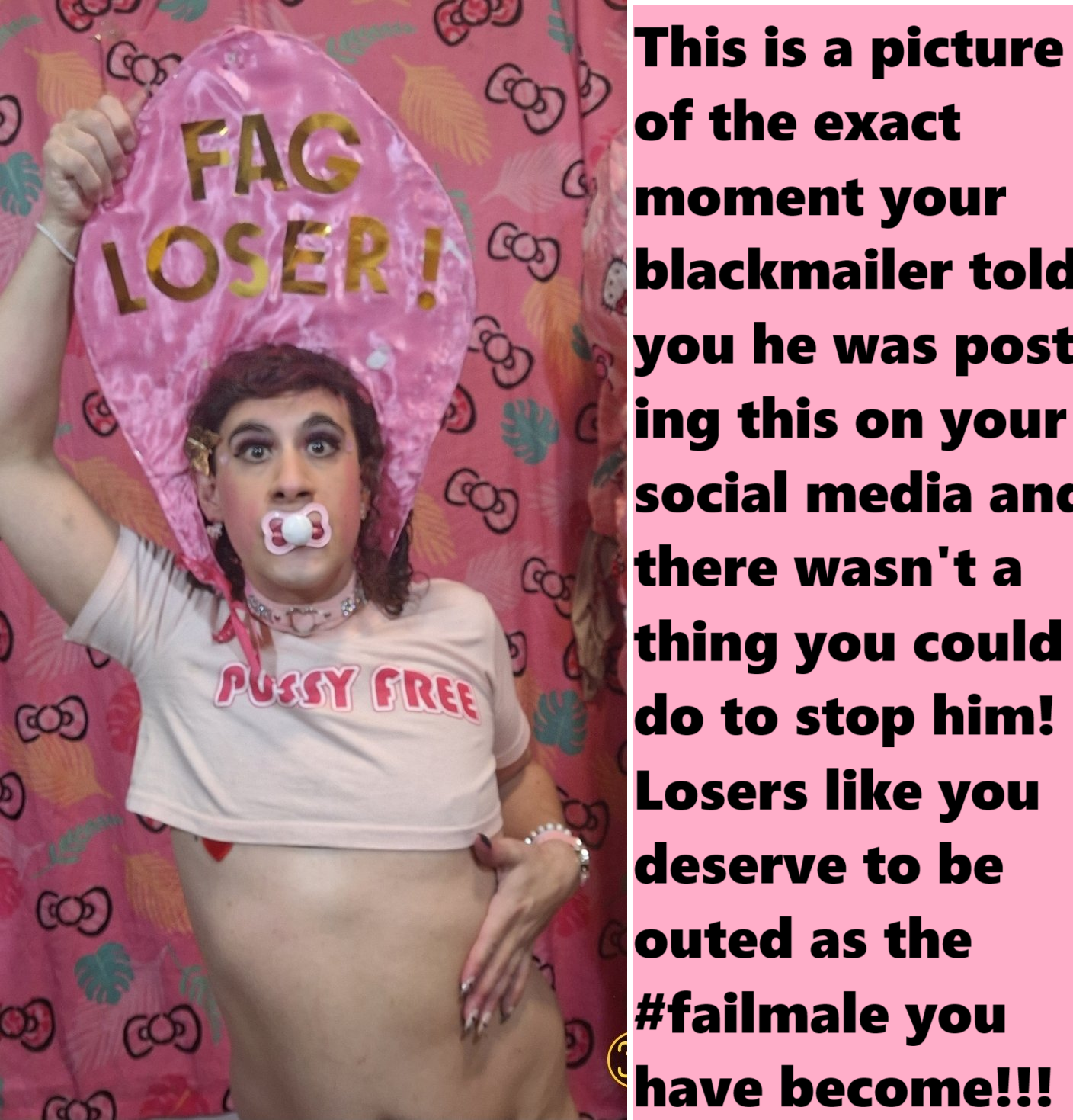 my Dom exgf turned me into a sissy loser!