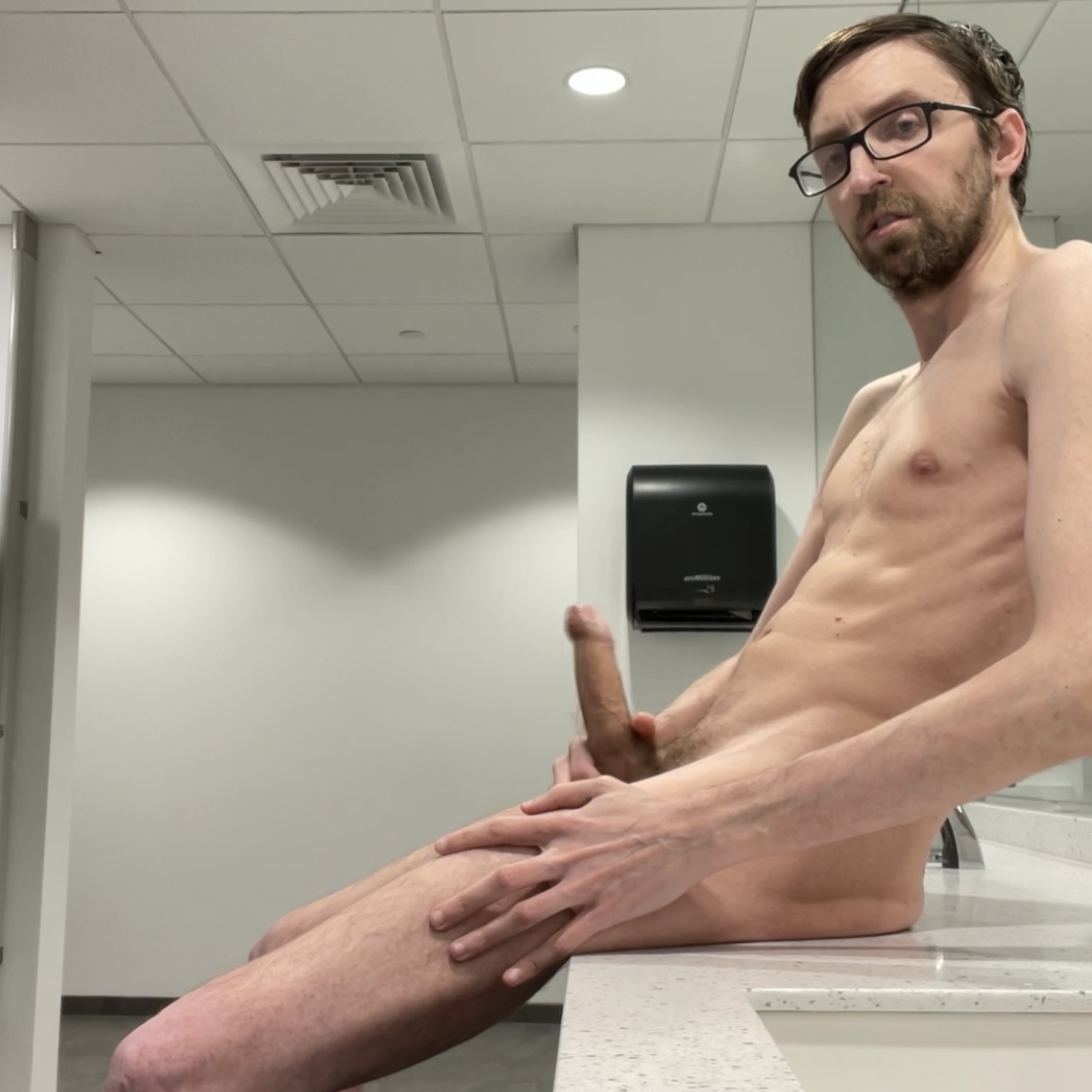 Public bathroom play