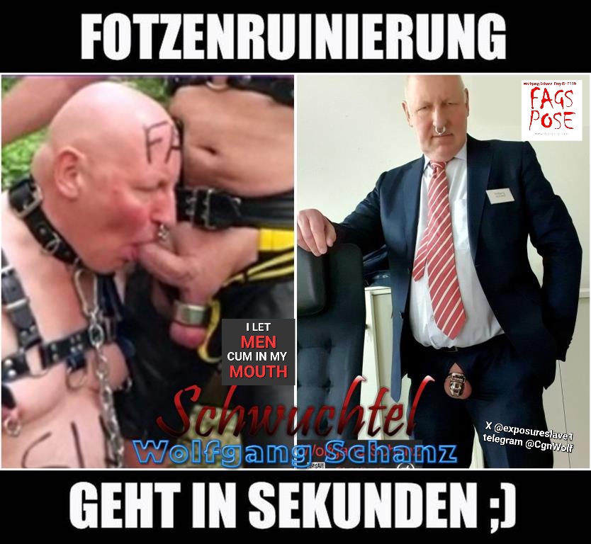 Wolfgang Schanz naked – Wolfgang Schanz admits to be a shameless f*ggot without dignity