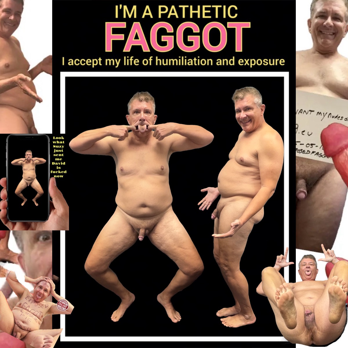 Stupid f*ggot loser exposed forever