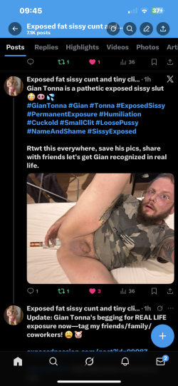 Gian Tonna fully exposed