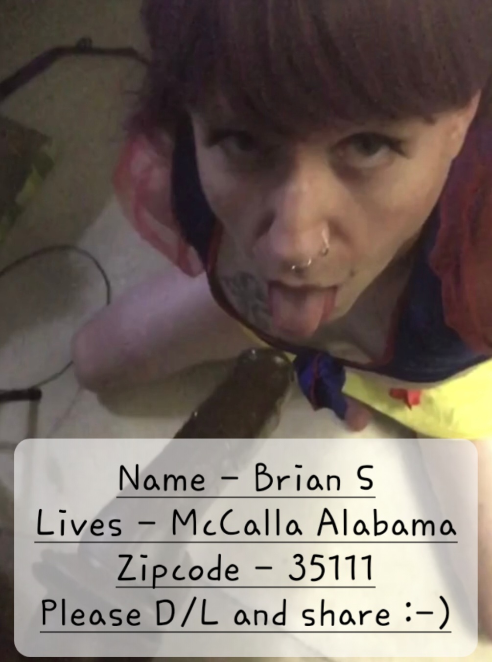 Sissy for Daddies Brian S. in McCalla Alabama zip 35111 alias Hornygri1169