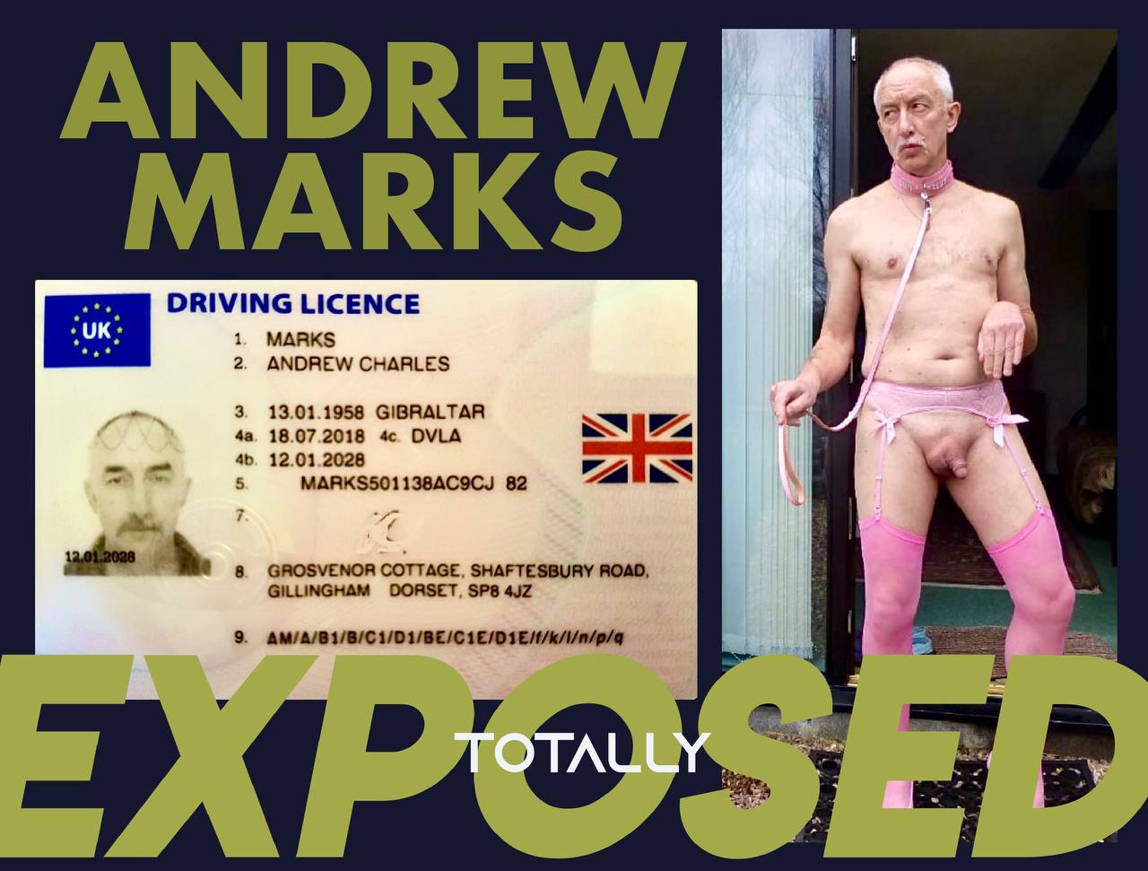 Andy Marks outed as a sissy f*ggot and cocksucking cumsl*t