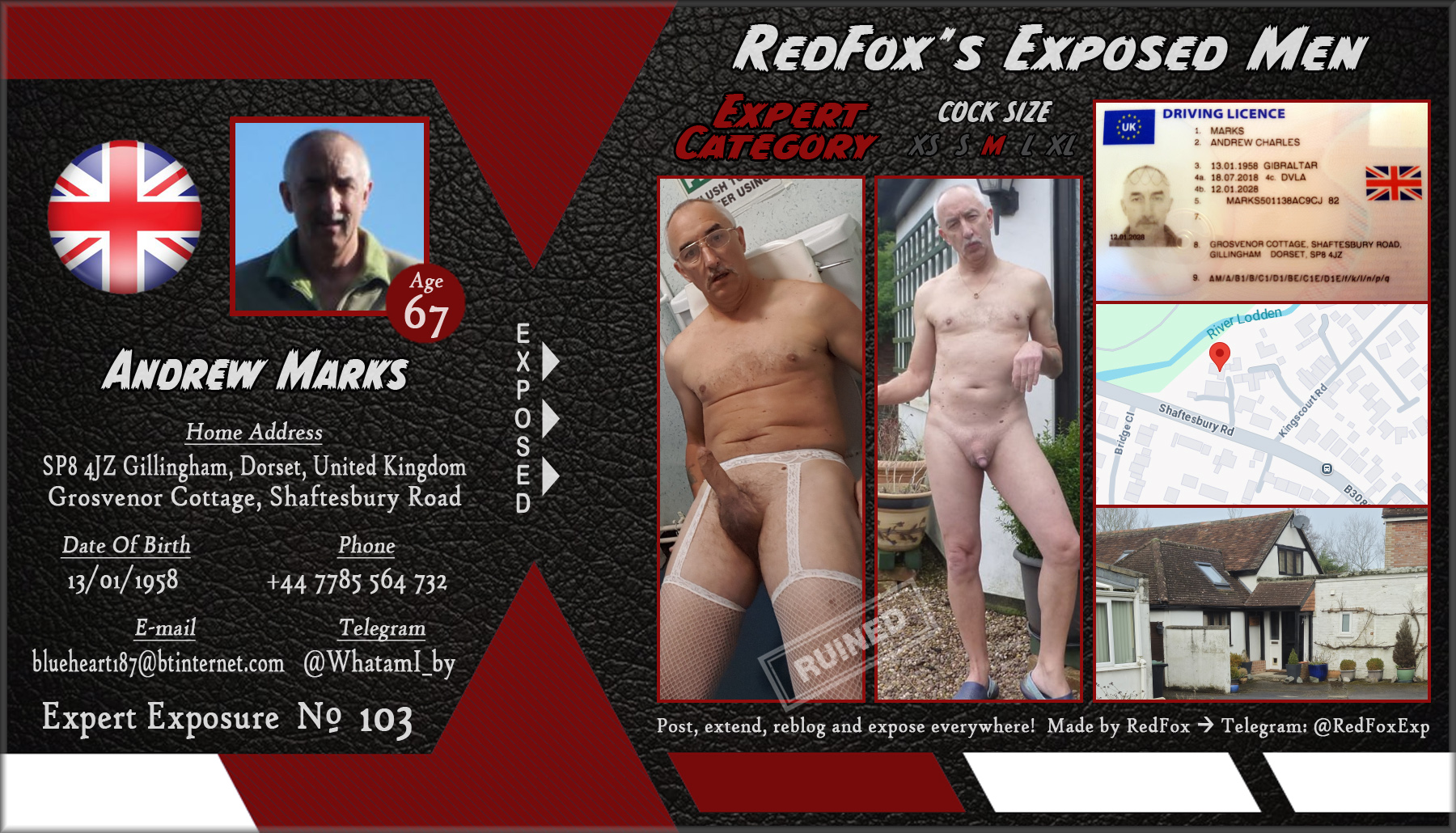 Andy Marks outed as a sissy f*ggot and cocksucking cumsl*t