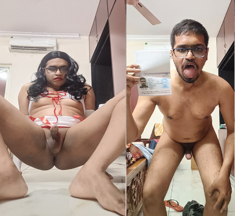Indian Sissy f*ggot Ankith Adam Exposed completely
