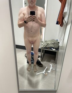 Public Store Fitting Room Full Nude Task