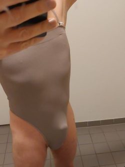 Doughy Boi in Wife’s Bodystocking