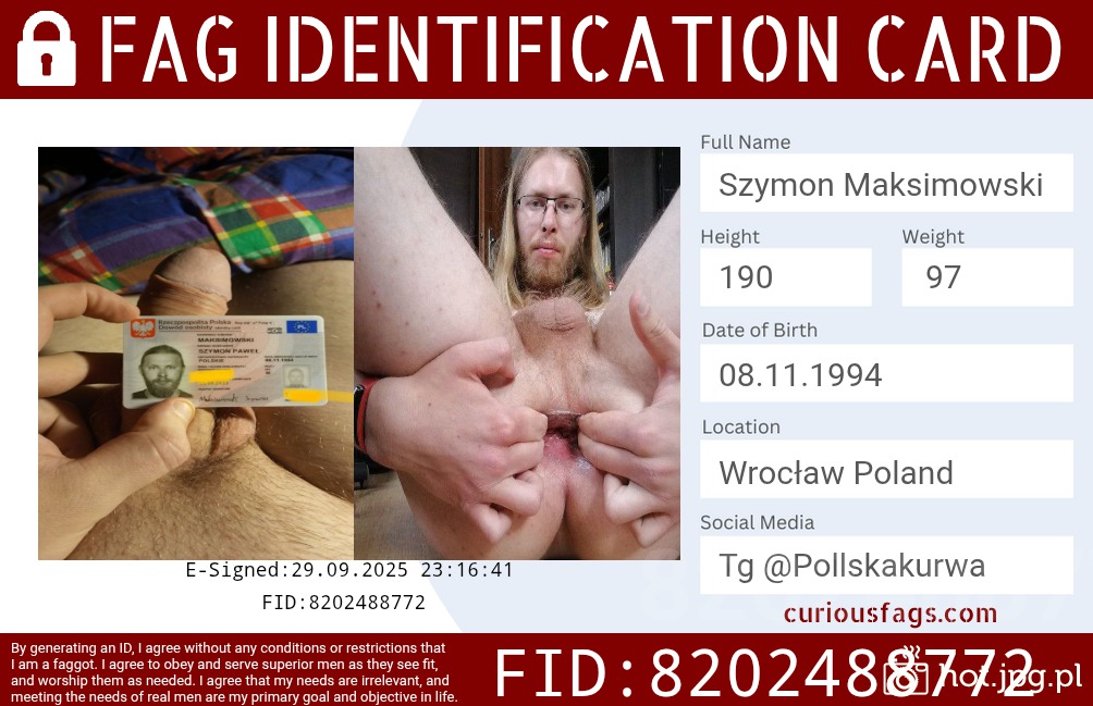 Szymon Maksimowski – Wrocław Poland – Gaping Hole on Display 🔥 Passive f*g