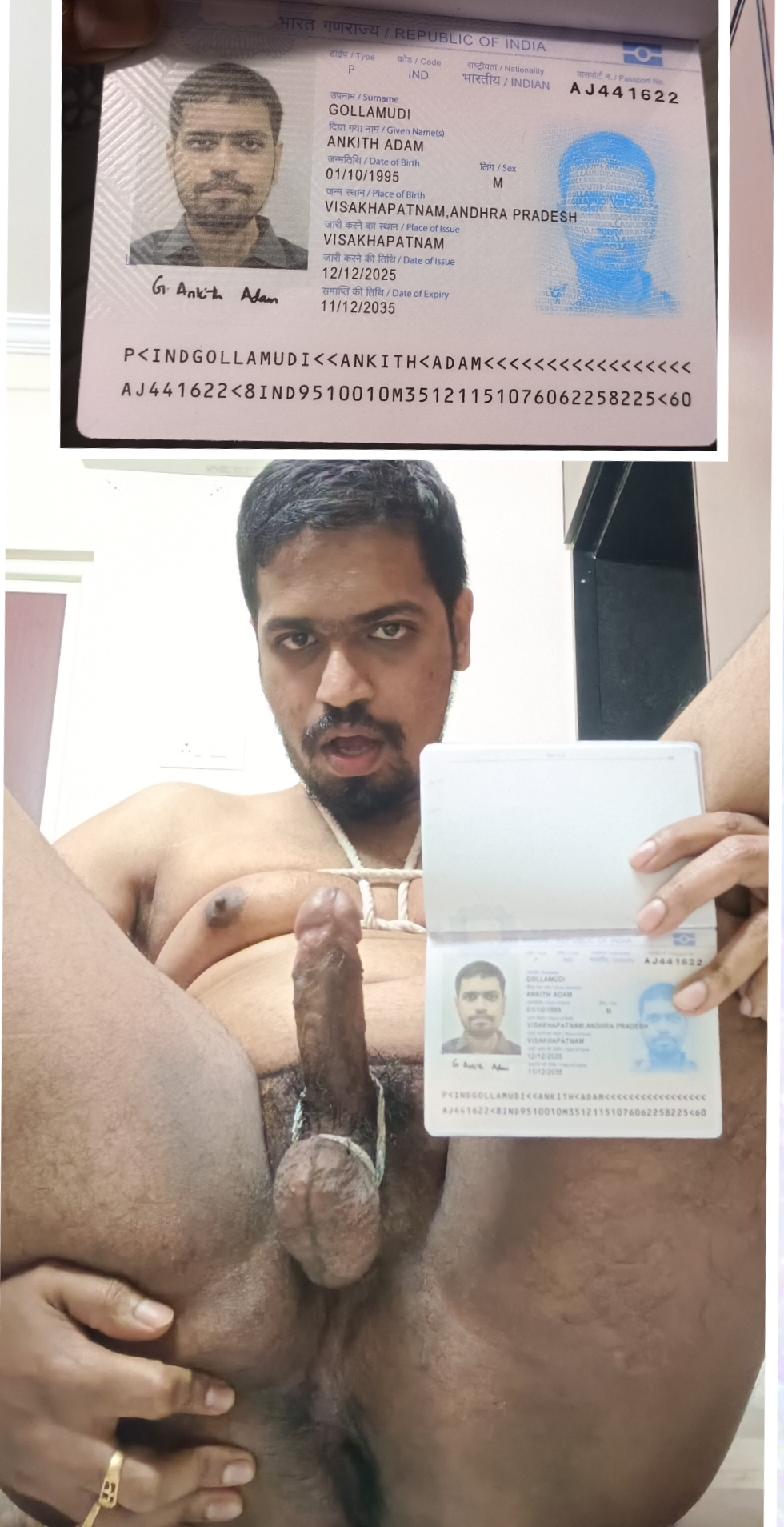 f*ggot Ankith Adam Exposed – Disgusting Indian f*ggot Ankith Adam completely exposed