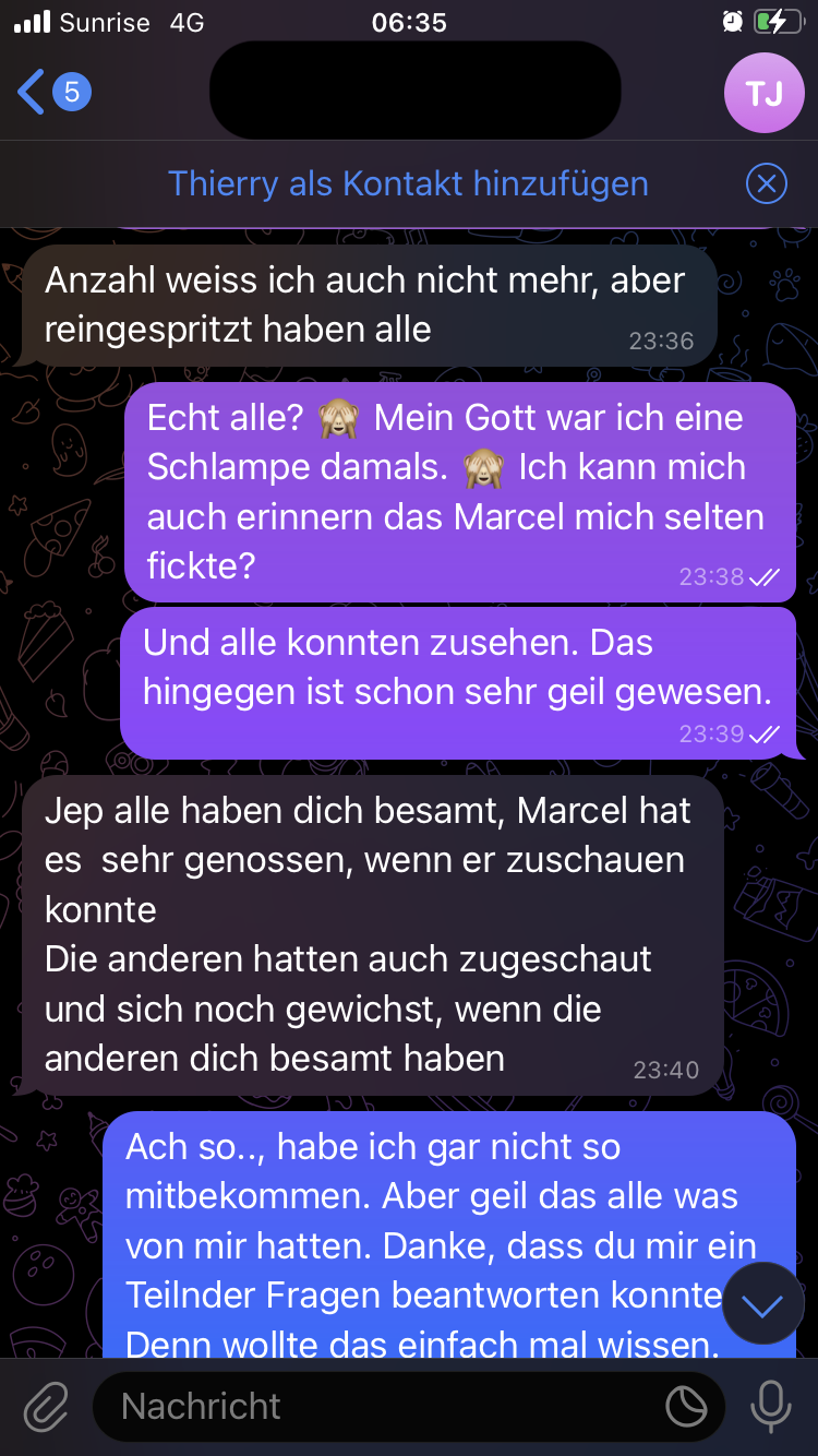 Ex Ficker packt aus:Ja, alle haben mich besamt…