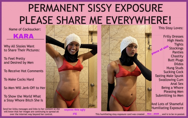 ~ exposed sissy wh*re Kara