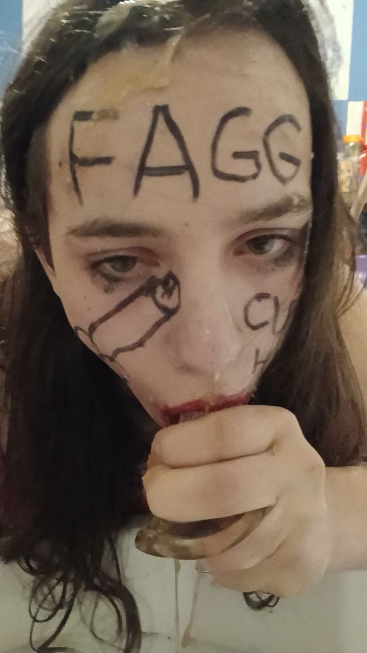 Dirty f*g exposed puking on dildo 1 minute risk