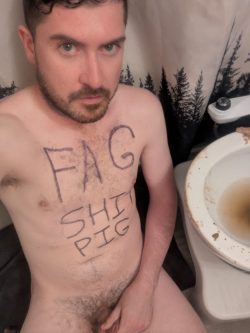 ~ Dirty Toilet Licking Shit Eating f*g Exposed