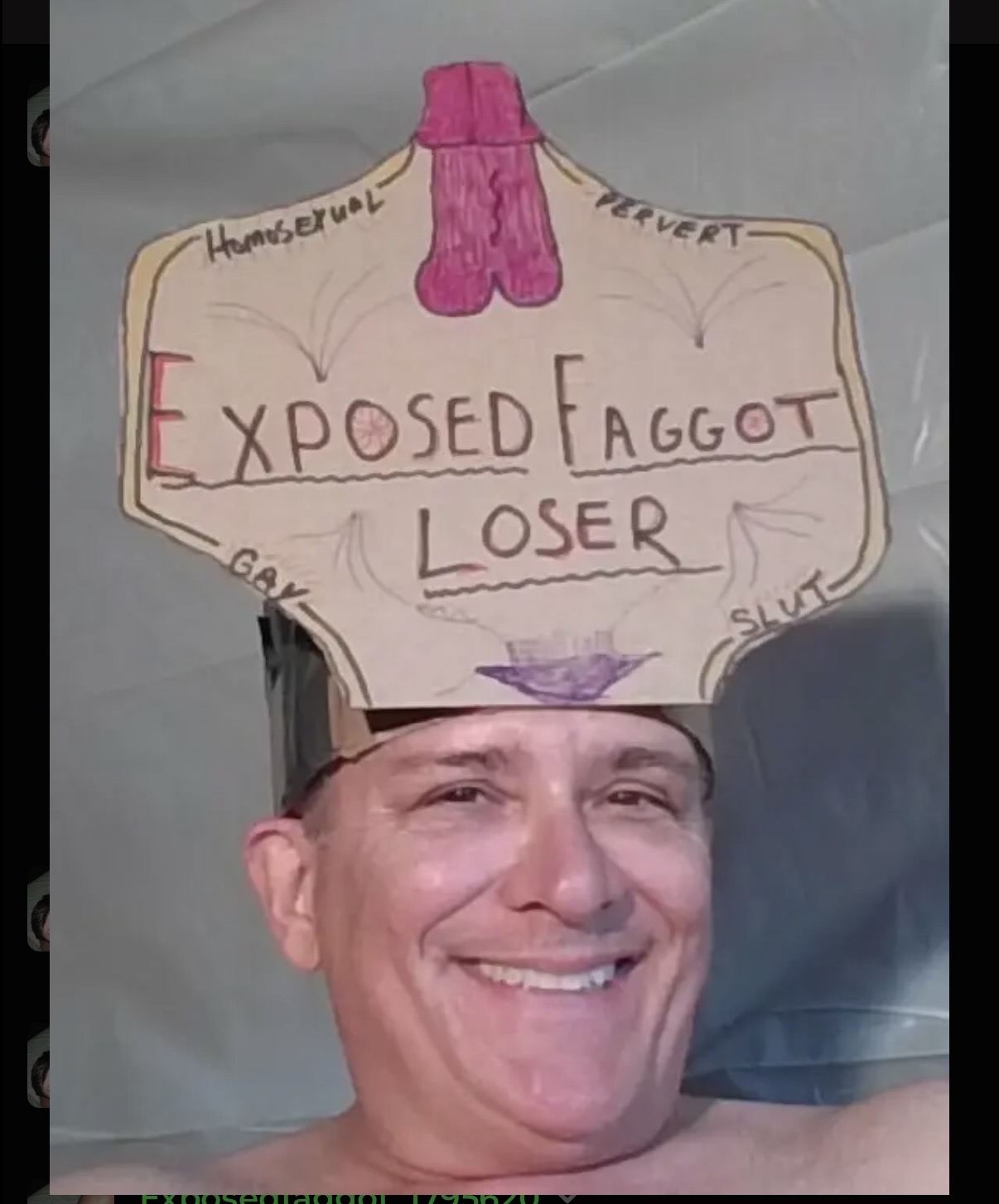 Worthless Exposedf*ggot loser