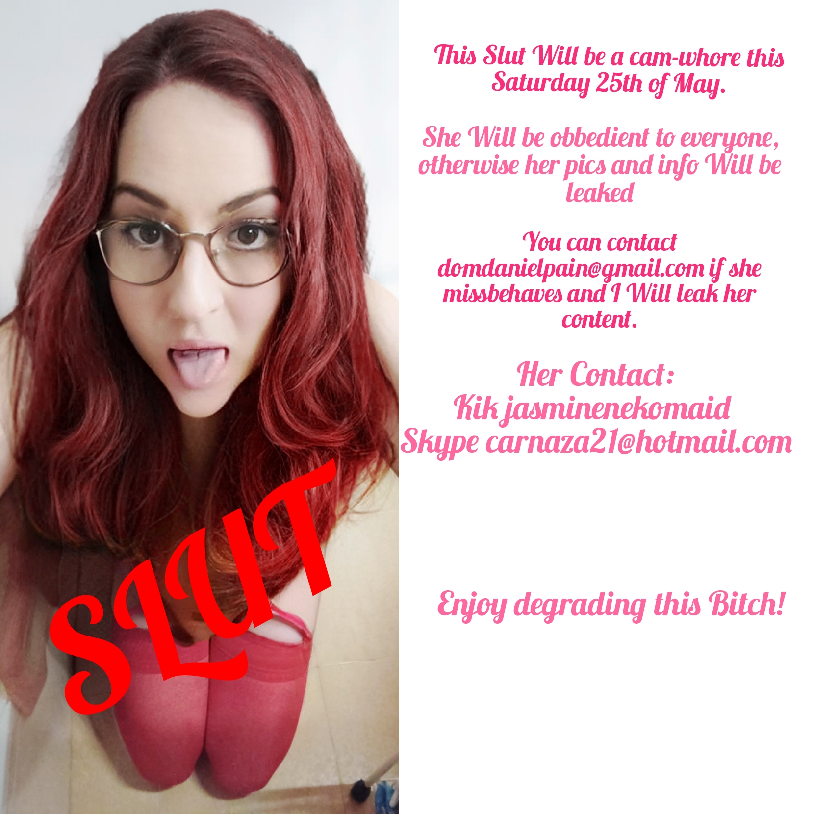 ~ Stupid Sissy sl*t Exposed