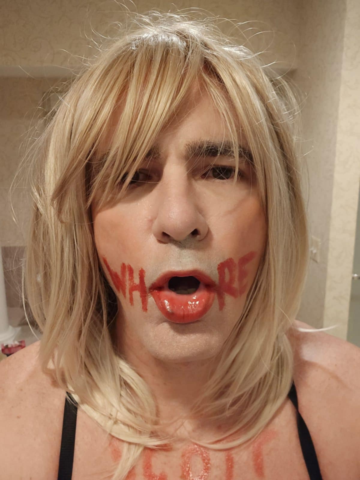 Sissy forced to expose himself