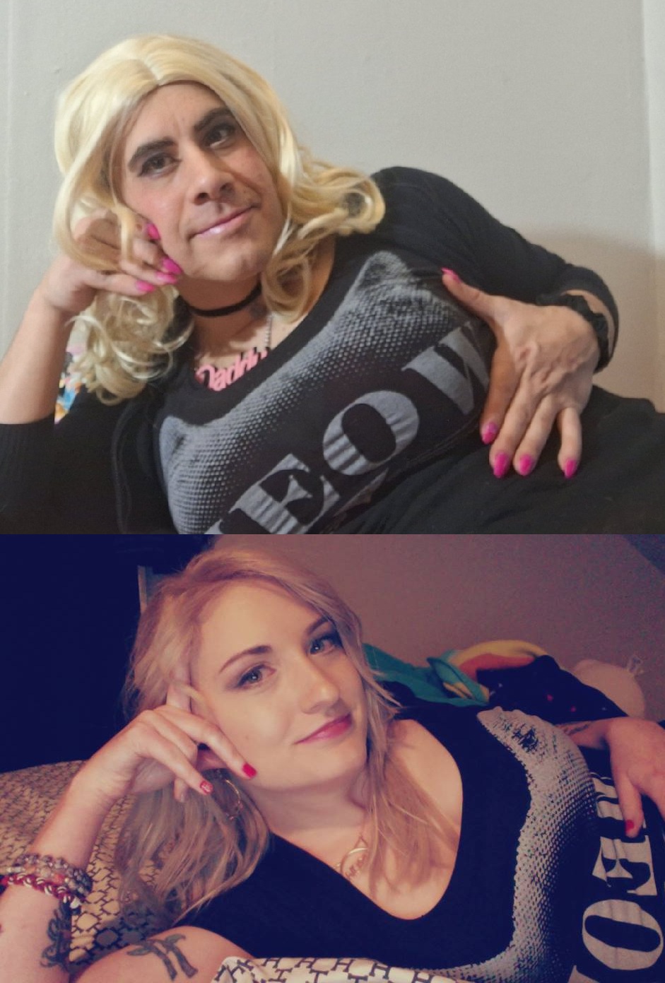 I wear my exgf’s panties 4 Daddy!