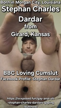 Im Stephan Charles Dardar and I’m just a worthless gaping cumdumpster