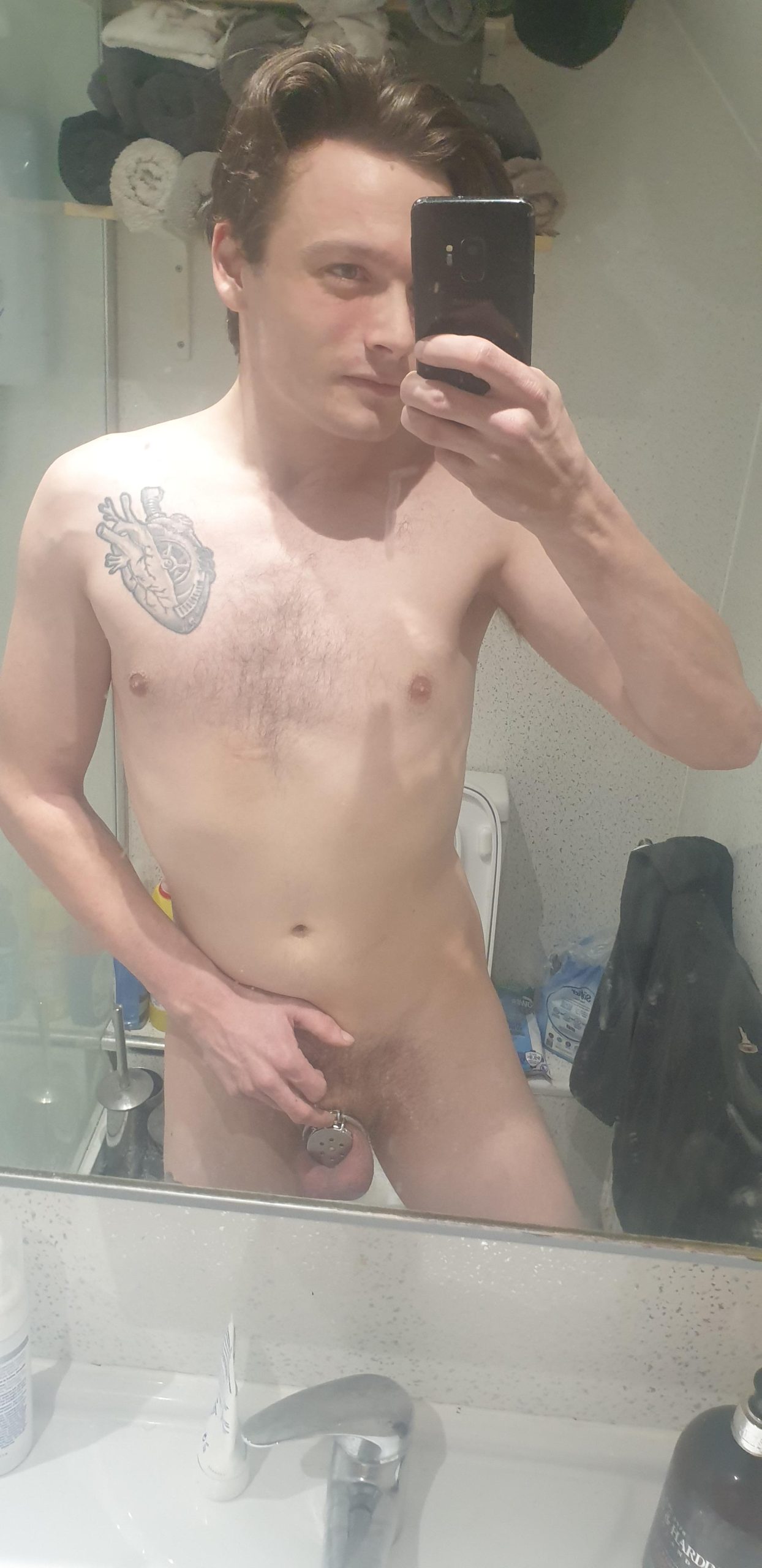 My shrinking cock in smaller chastity