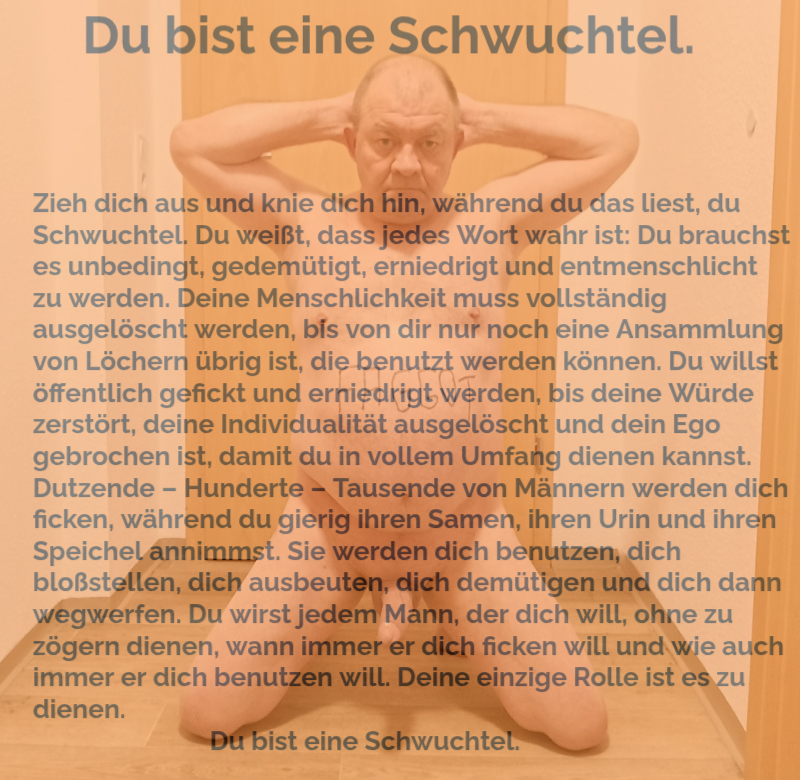 ~ Deutsche Schwuchtel stellt sich vor