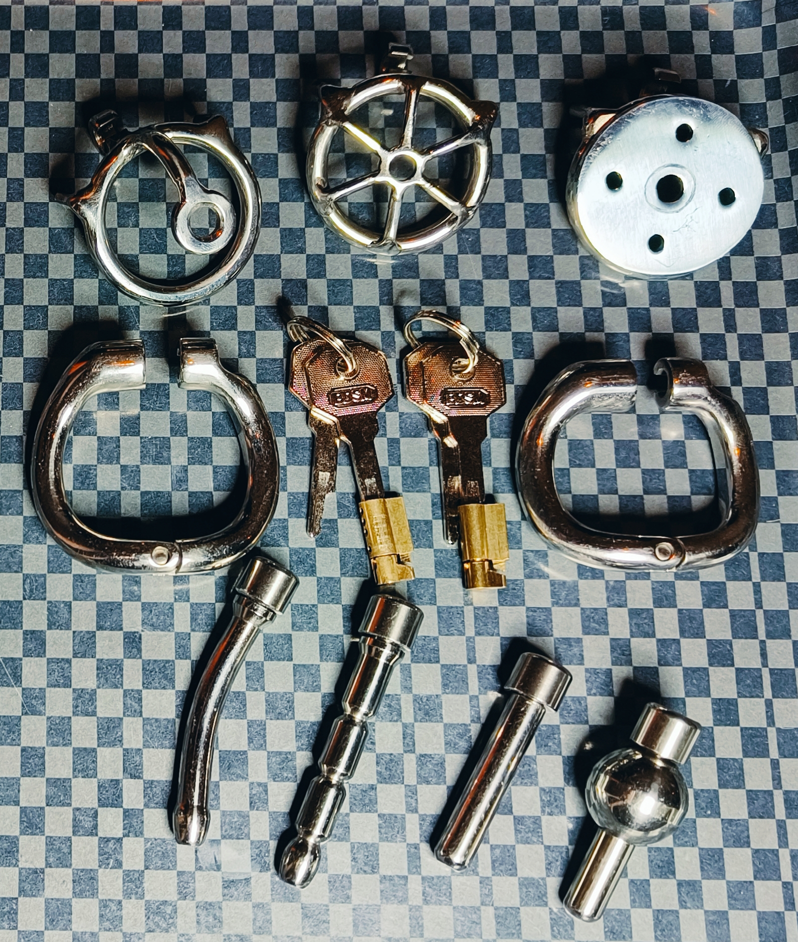 Flat chastity. No relief.