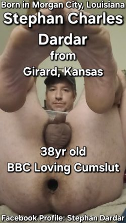 Gay Anal sl*t Stephan Charles Dardar’s Gaping Butthole