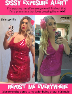 out me dressed like my exgf!