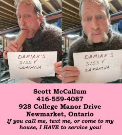 Damian’s Sissy Samantha