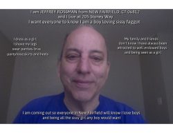 sissy f*ggot Jeffrey Rossman – Your Default Title