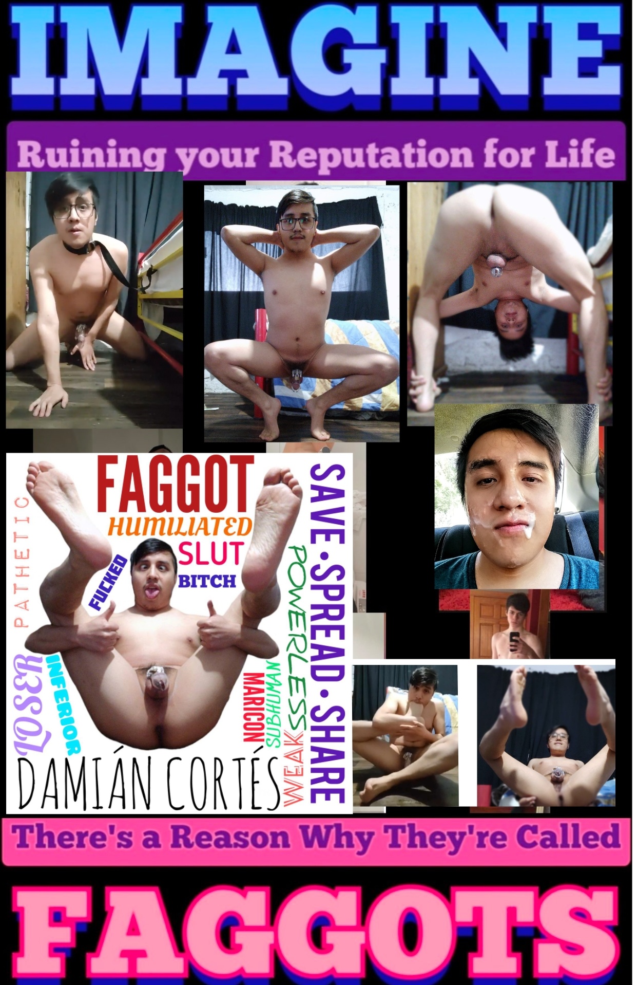 Ruin me please mexican f*g for humiliation exposure raceplay blckmail