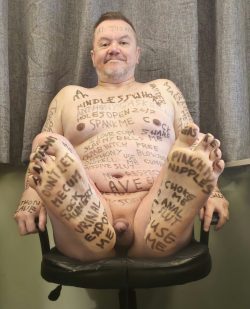 Jerkdaniels666 body writing