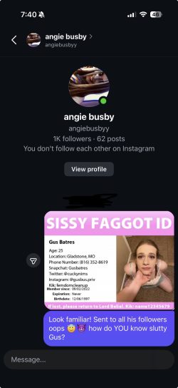 @gusbus.priv on instagram! REAL! I DM his crush!