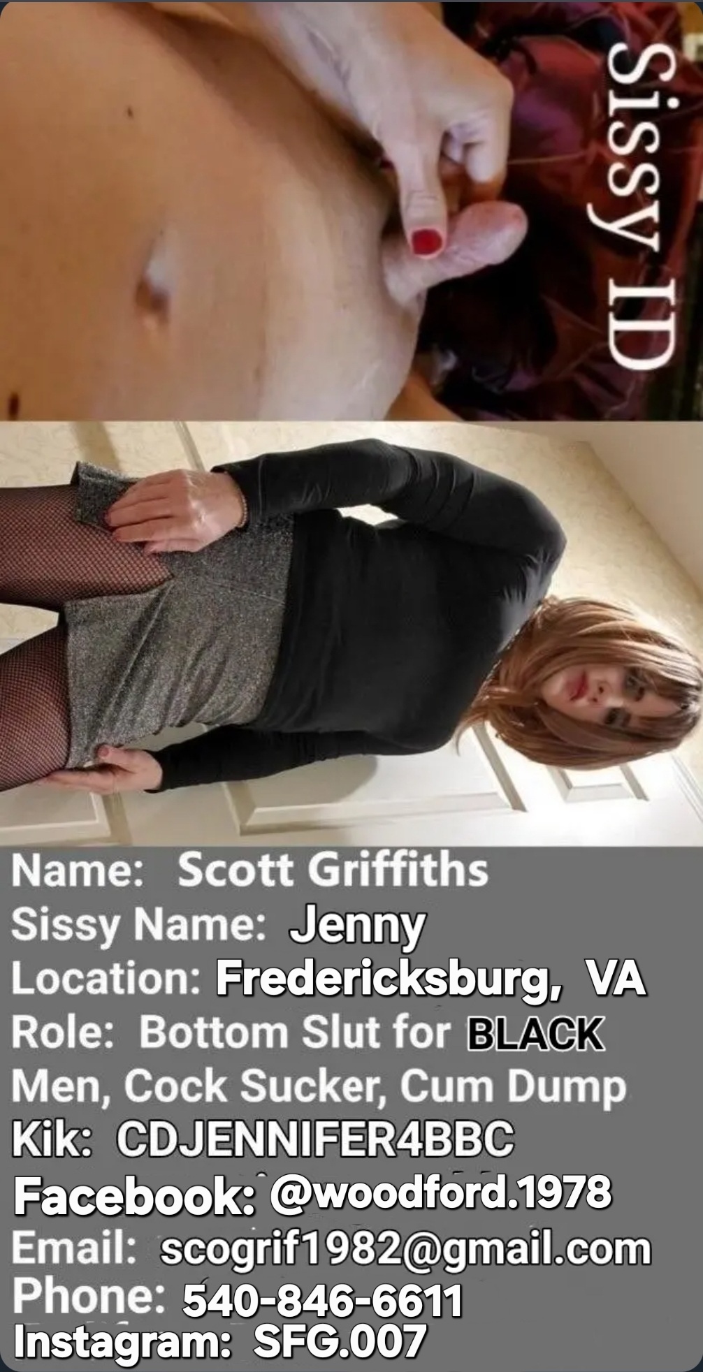 Virginia husband turned sissy f*ggot