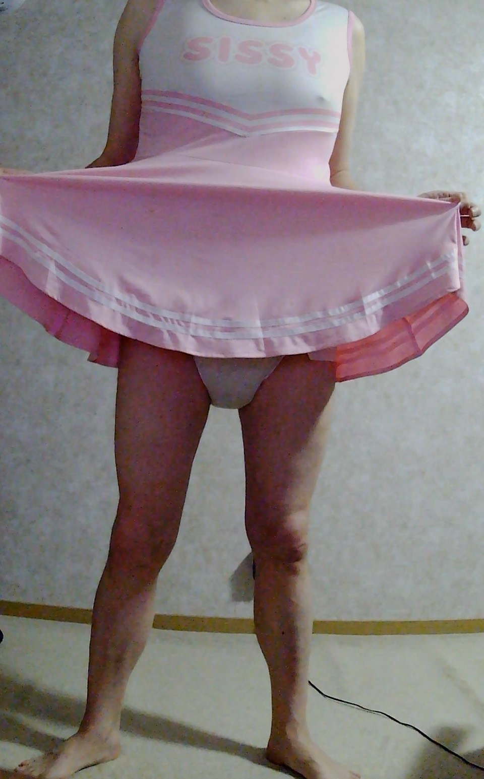 Diapered sissy