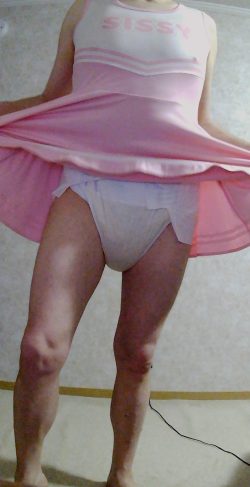 Diapered sissy