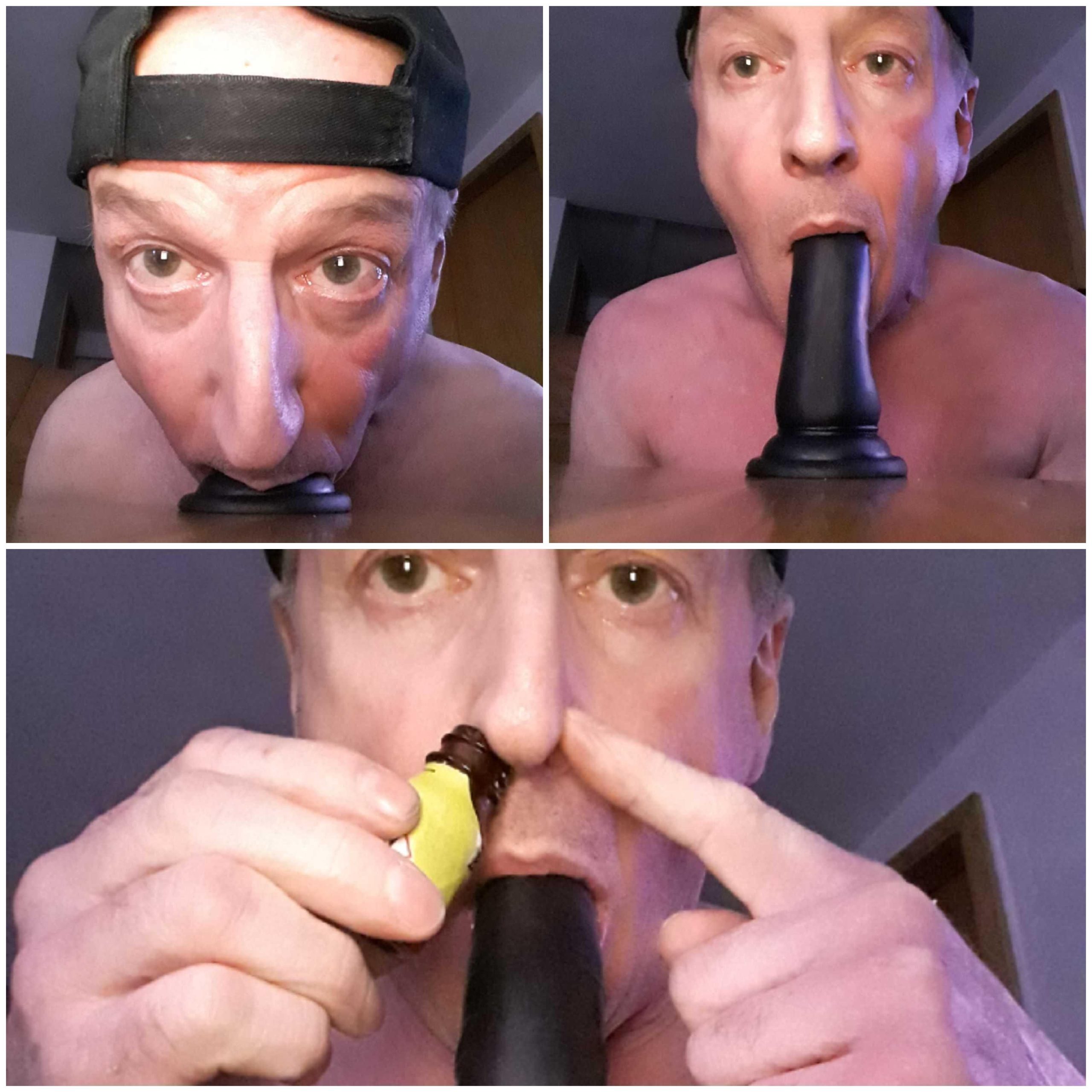 Dildosucker needs more practice….