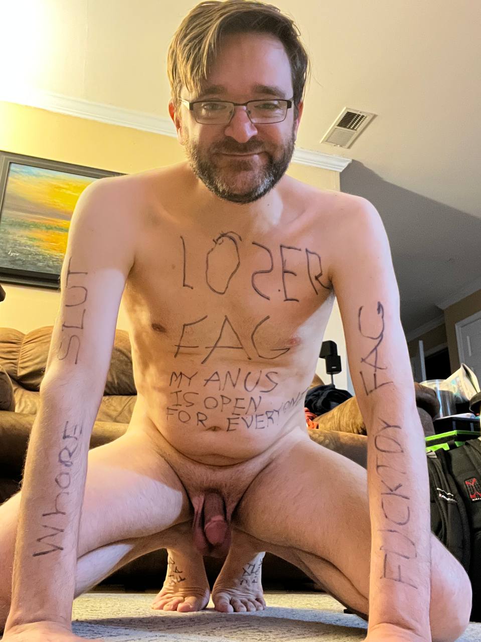 pathetic f*ggot david